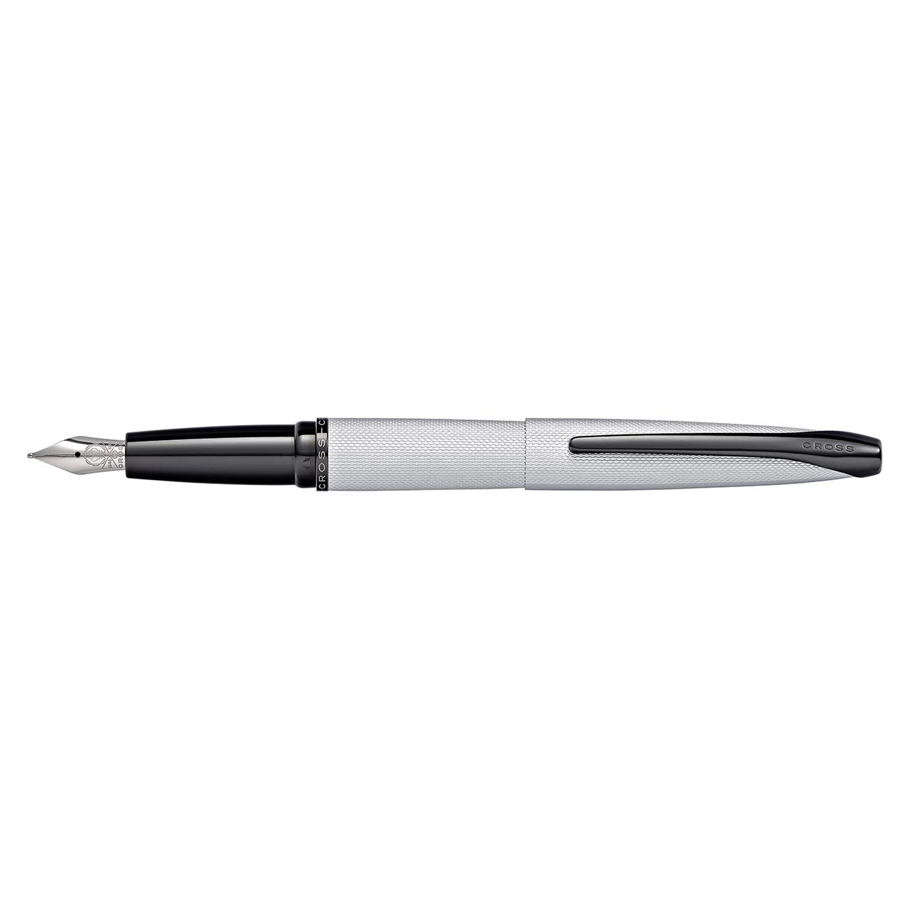 Cross ATX Brushed Chrome Etched Diamond FFP