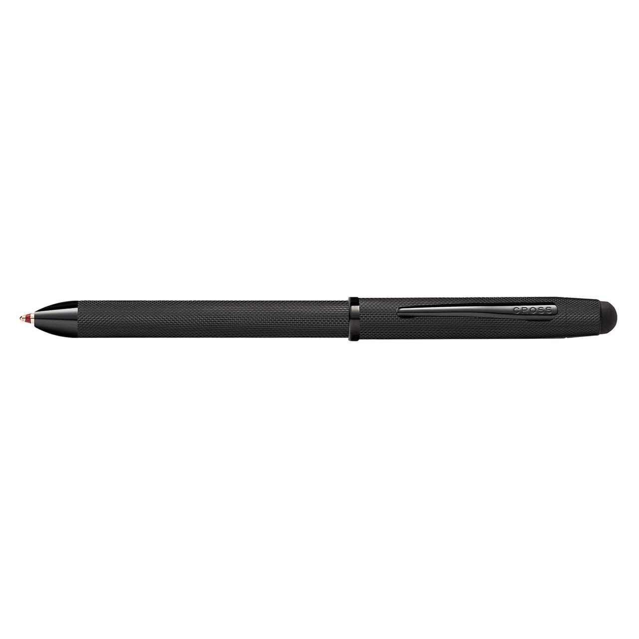 Cross Tech3+ Brushed Black Multi Function Pen with Stylus