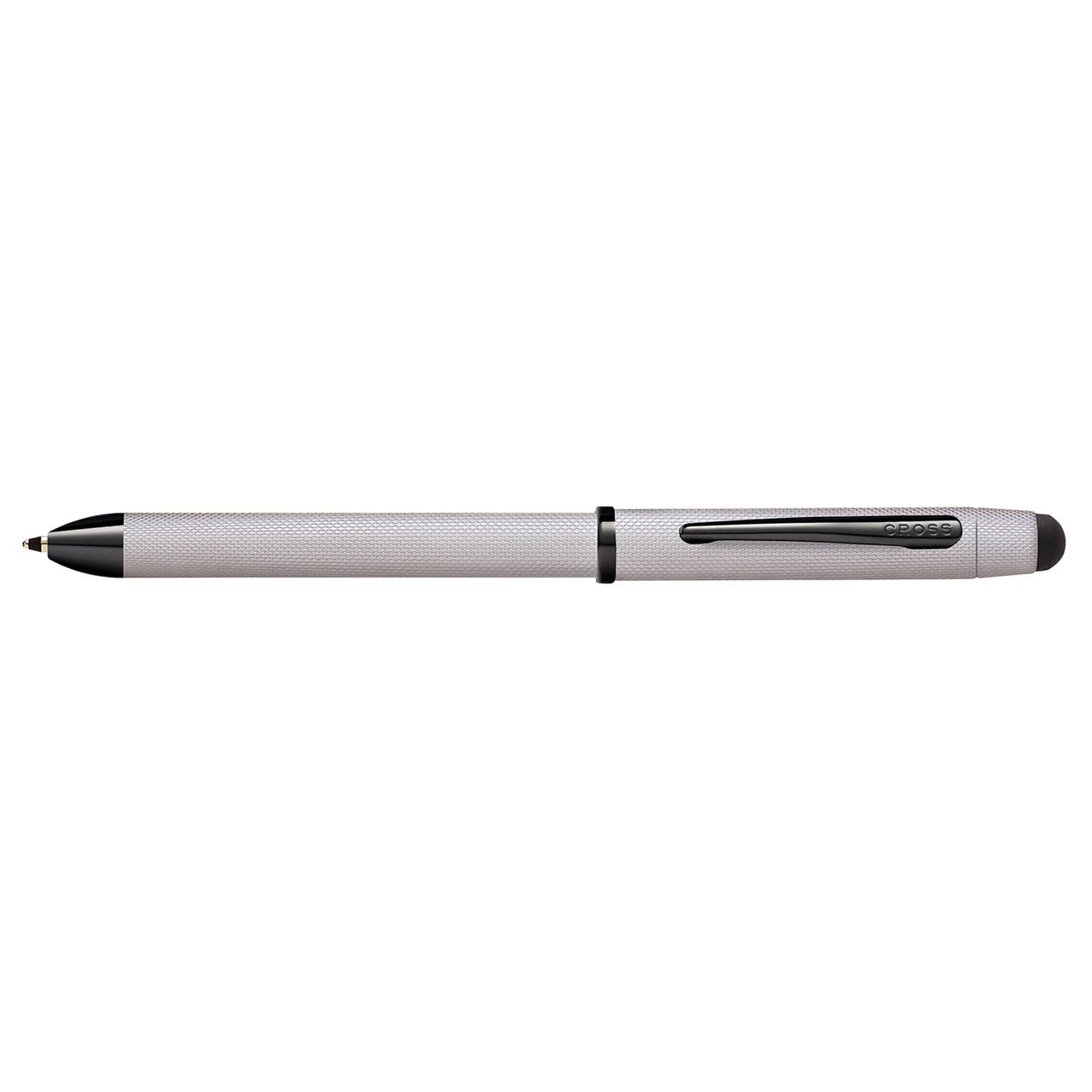 Cross Tech3+ Brushed Chrome Multi Function Pen with Stylus