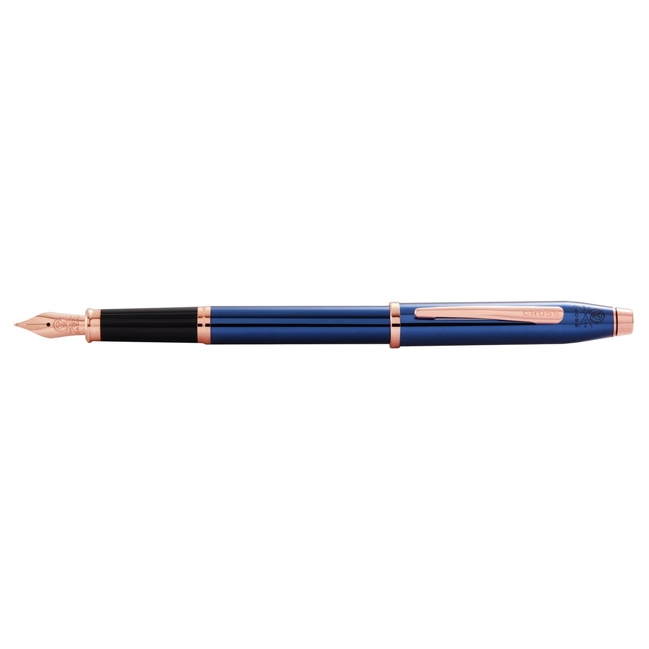 Cross Century II Cobalt Blue Lacquer/Rose Gold MFP NEW