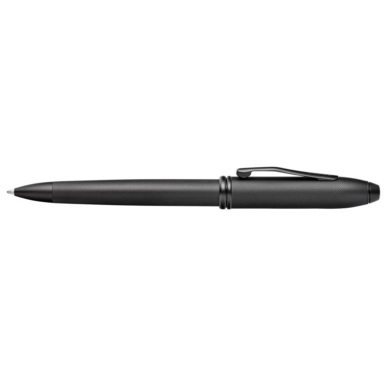 Cross Townsend Black Micro Knurl and Black PVD BP NEW