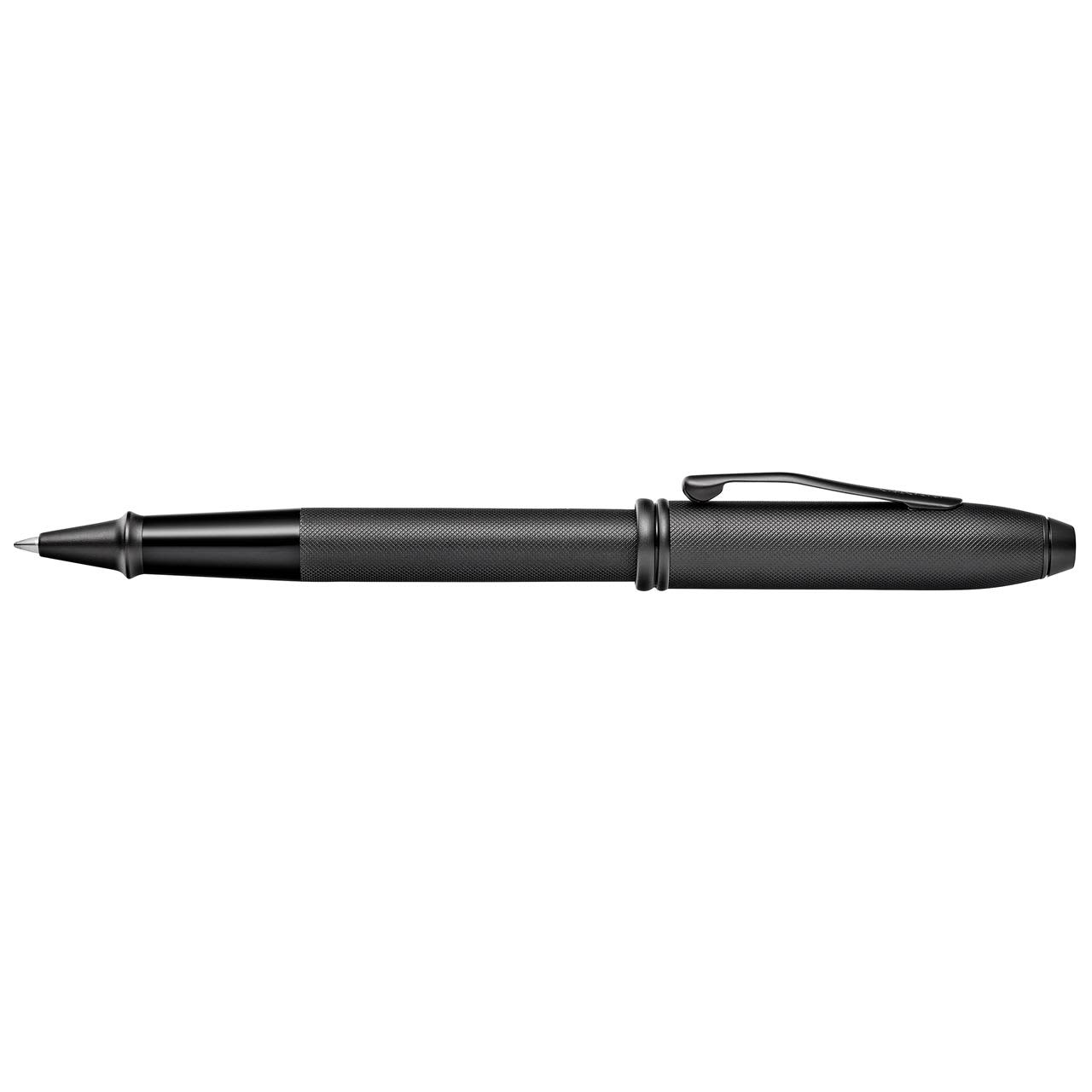 Cross Townsend Black Micro Knurl and Black PVD SRBP NEW