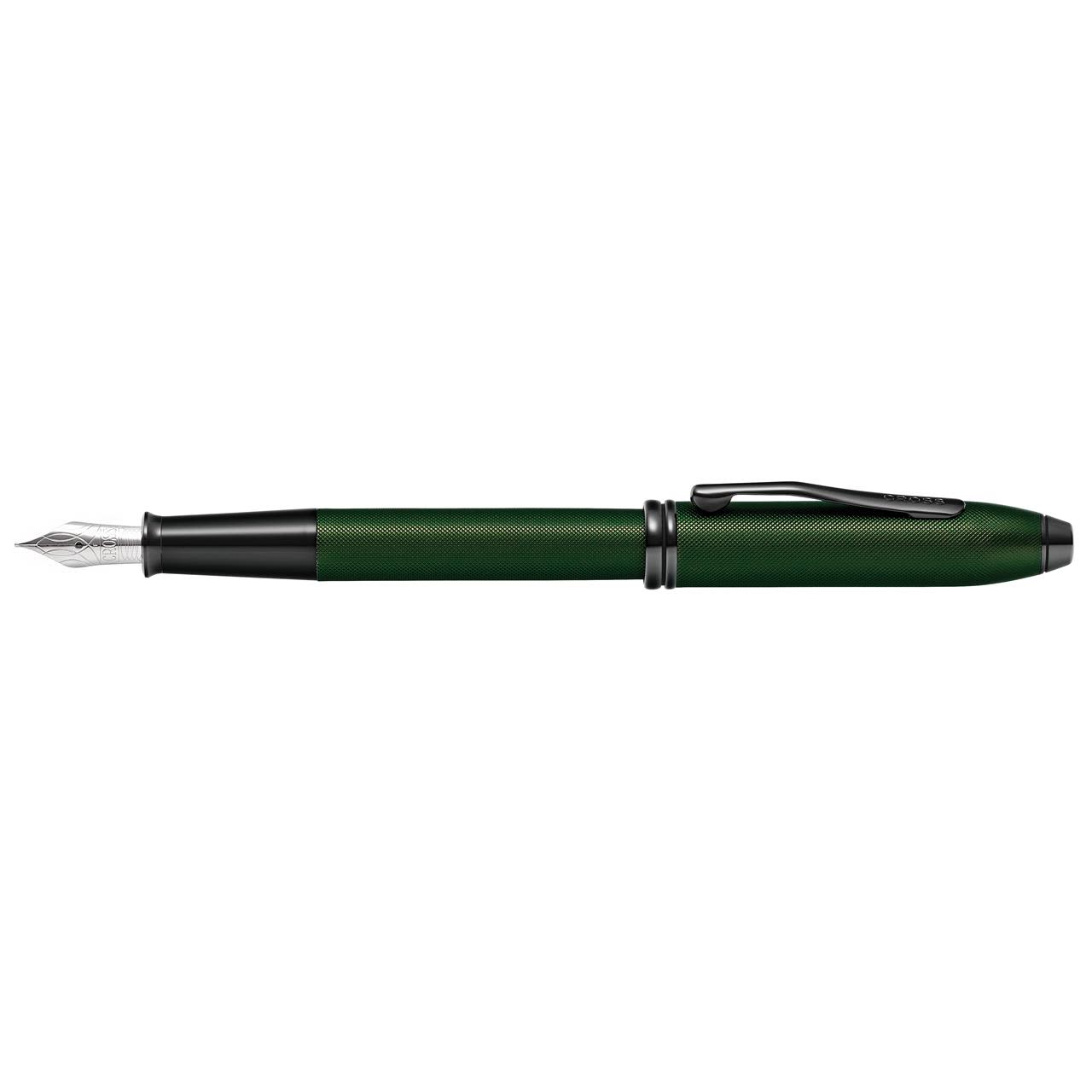 Cross Townsend Matt Green Micro Knurl and Black PVD FFP NEW