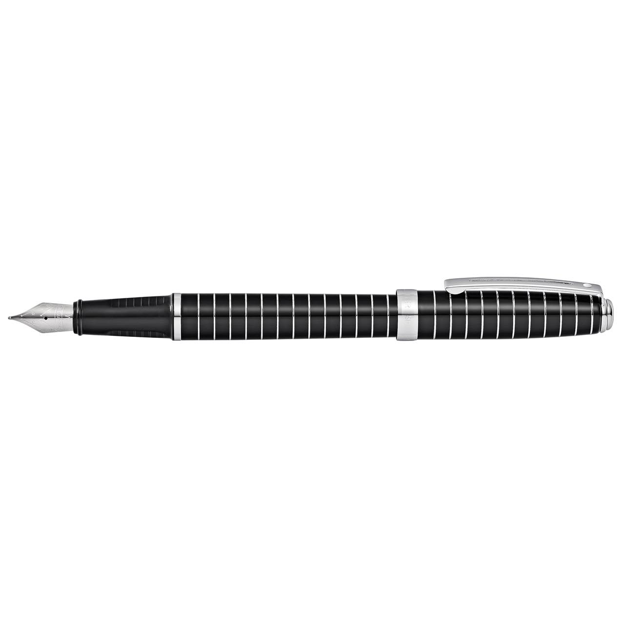 Sheaffer Prelude Black Lacquer and Engraved Lines FFP NEW