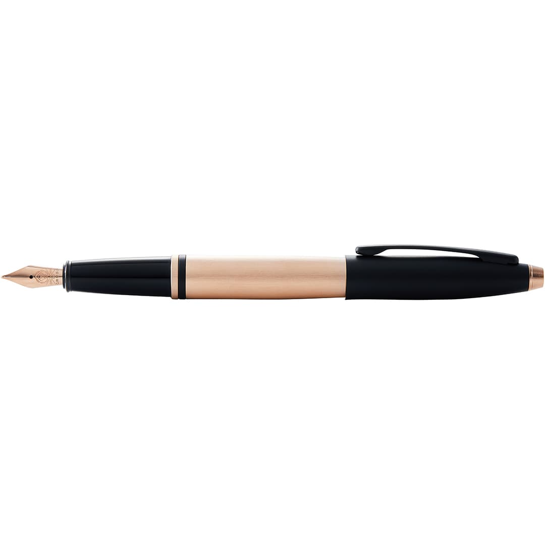Cross Calais Brushed Rose Gold/Matt Black Lacquer MFP NEW