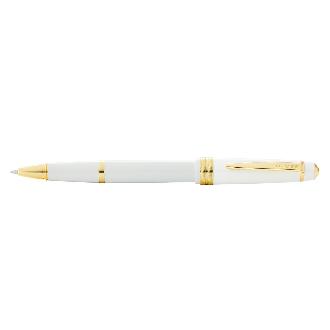 Cross Bailey Light Gloss White/Gold Polished Resin RB NEW