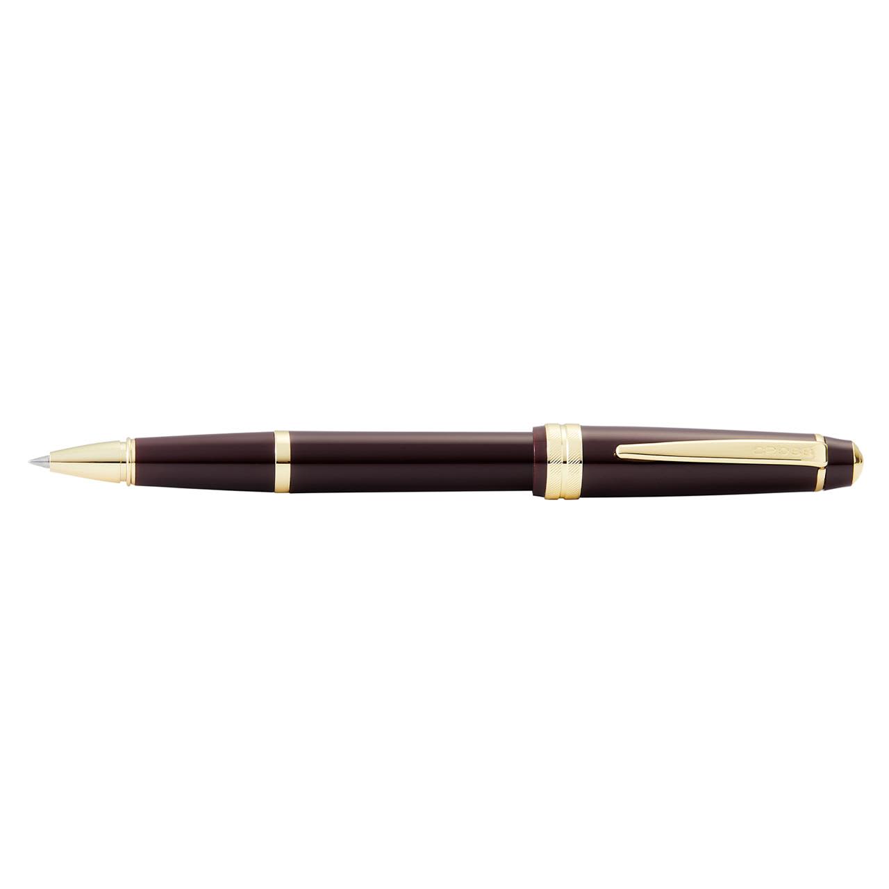 Cross Bailey Light Gloss Burgundy/Gold Polished Resin RB NEW