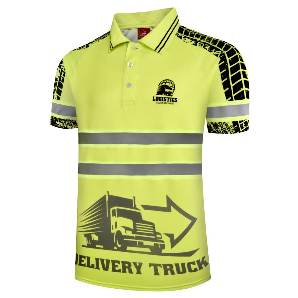 Driving Instructor Workwear Hivis Refletiv Polo