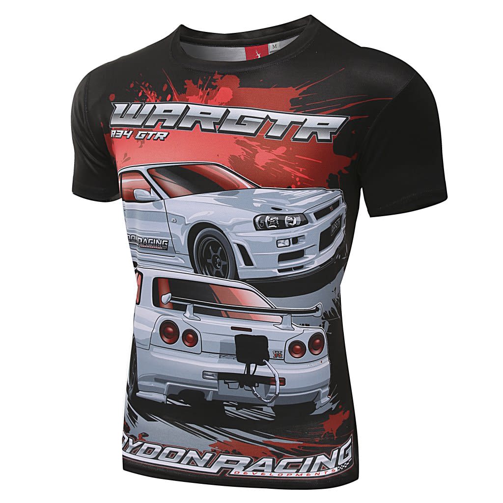 Polyester Sublimation Racing T Shirt