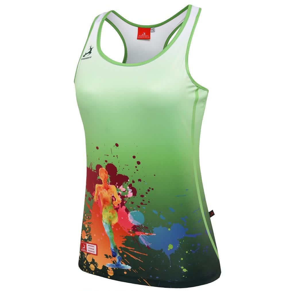 Racer Back Singlet Running
