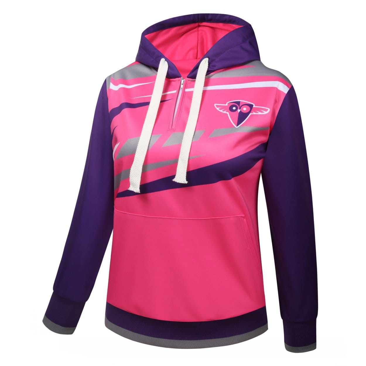 Girls Leaver 1/4 Zipper Hoodie