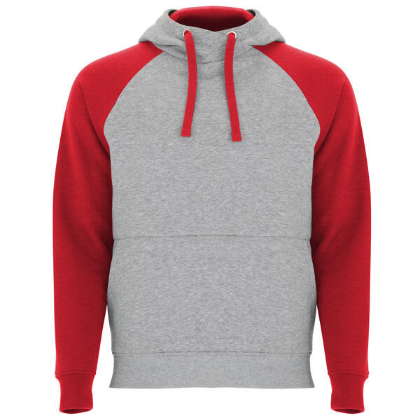 Heather Grey/Red
