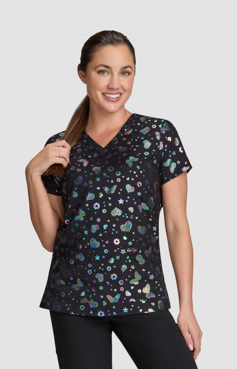 Iridescent Light Bright Black