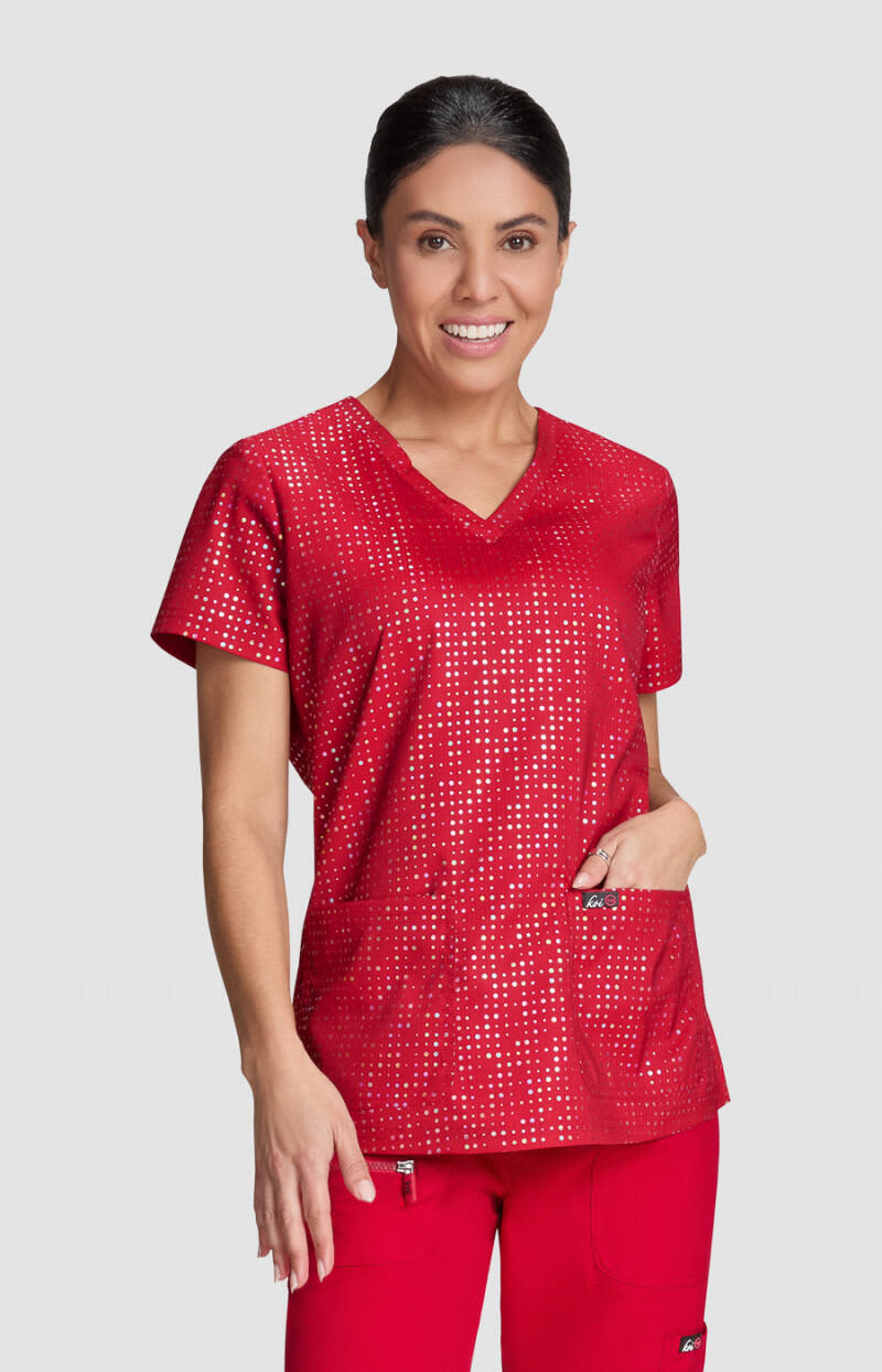 Iridescent Dot Ruby