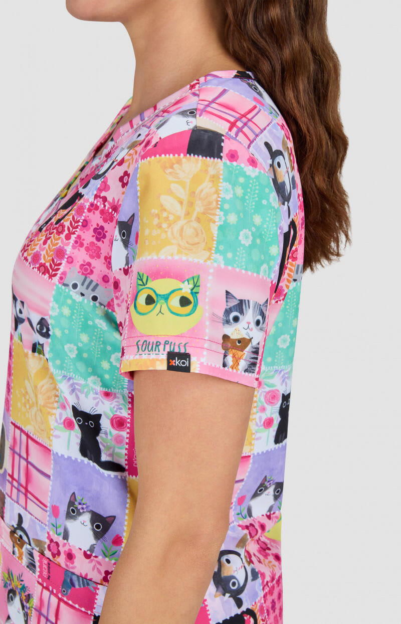 Rosalie Top (Print) C3-1122PRA