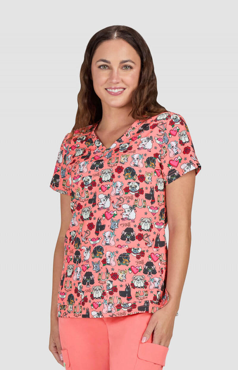 Rosalie Top (Print) C3-1122PRA