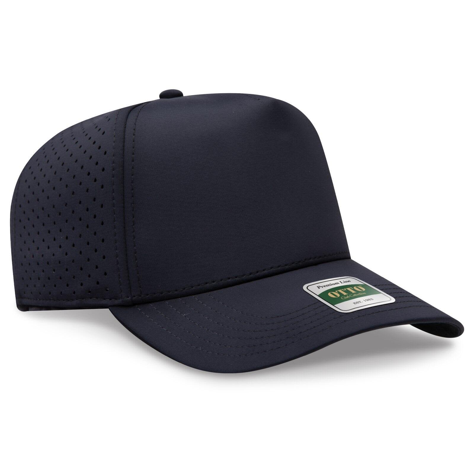 Club Collection 5 Panel Mid Profile Perforated Cap C3-116