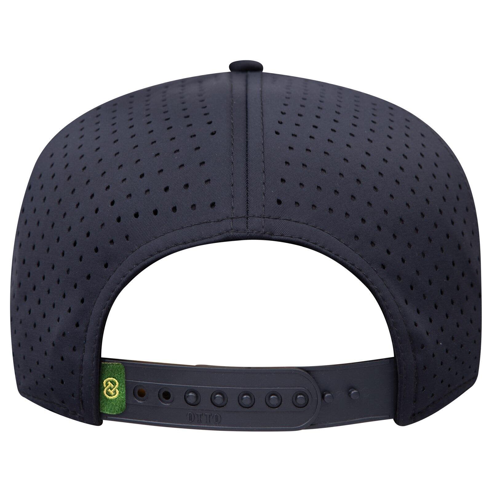Club Collection 5 Panel Mid Profile Perforated Cap C3-116