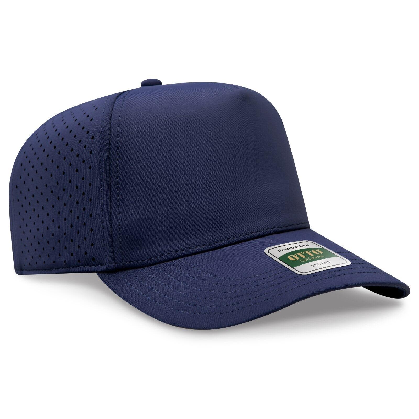 Club Collection 5 Panel Mid Profile Perforated Cap C3-116