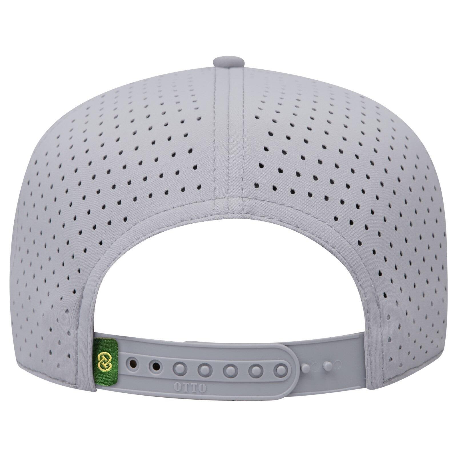 Club Collection 5 Panel Mid Profile Perforated Cap C3-116