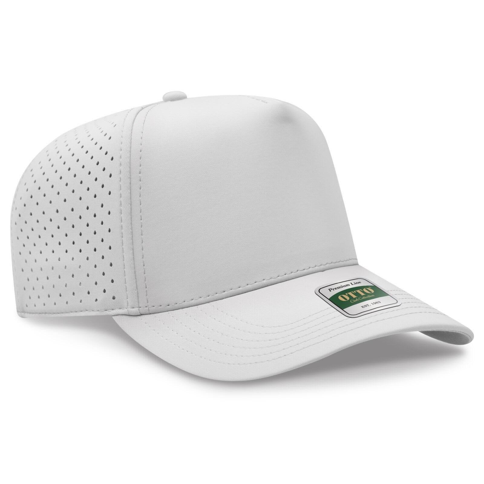 Club Collection 5 Panel Mid Profile Perforated Cap C3-116