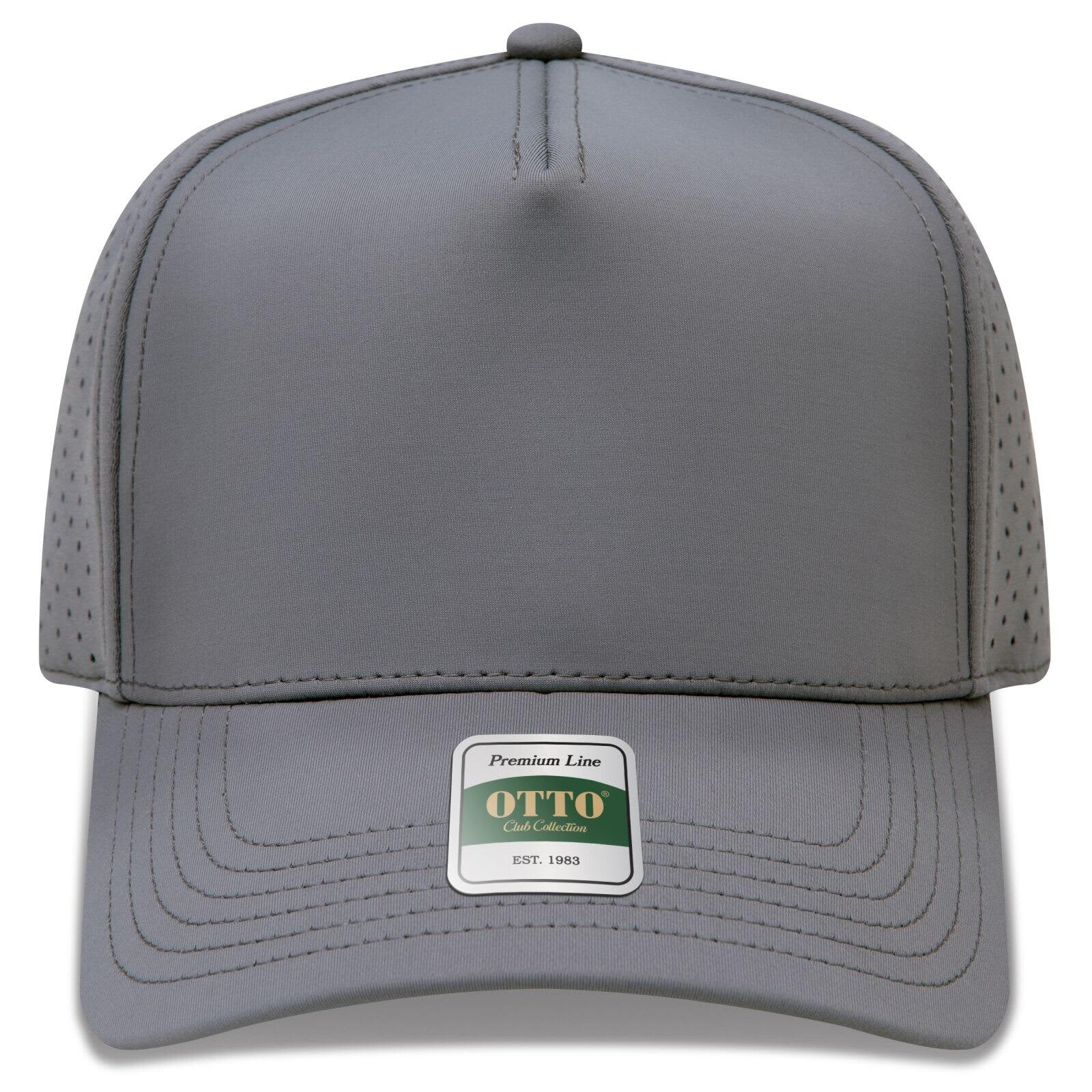 Club Collection 5 Panel Mid Profile Perforated Cap C3-116