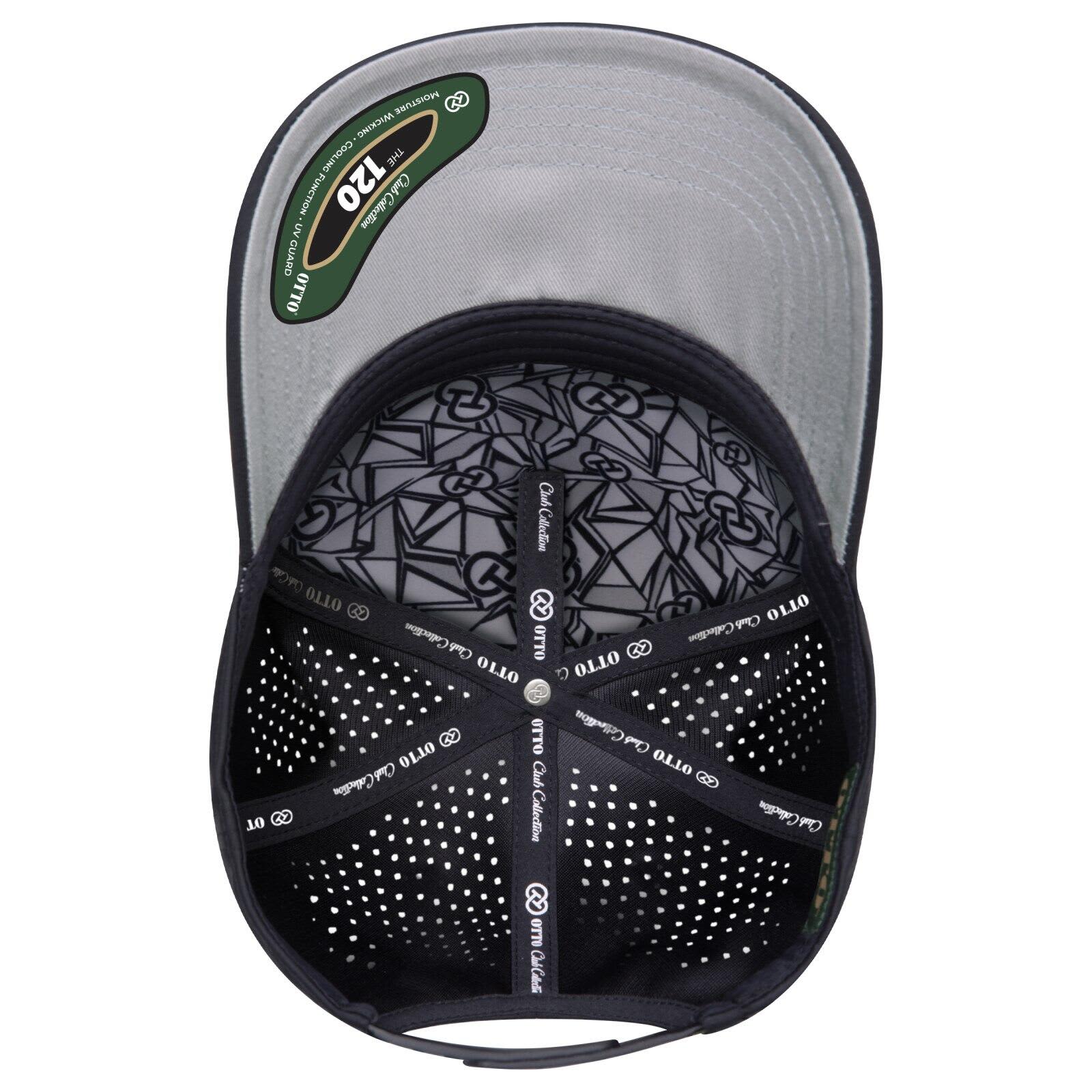 Club Collection 5 Panel Mid Profile Perforated Cap C3-120