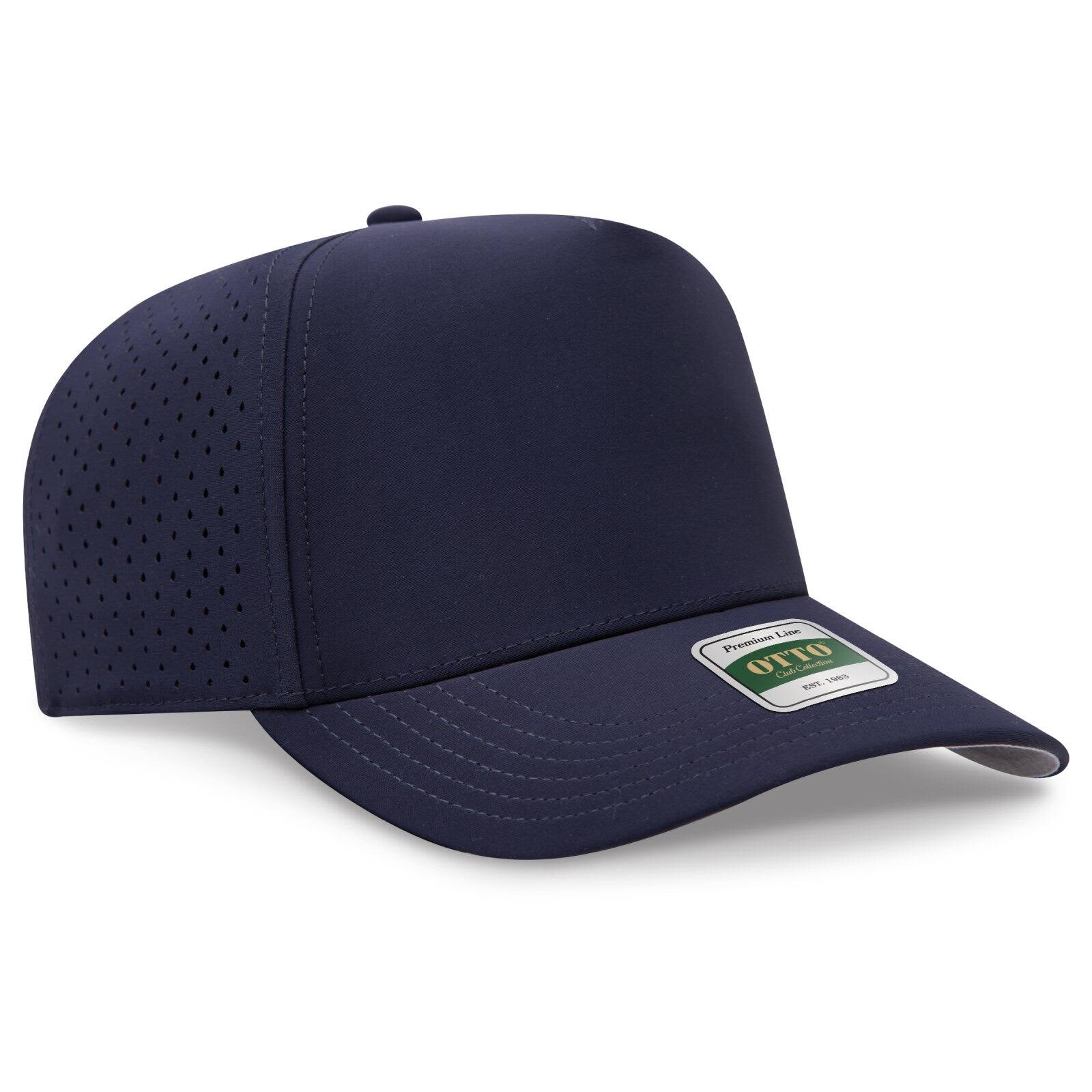 Club Collection 5 Panel Mid Profile Perforated Cap C3-120