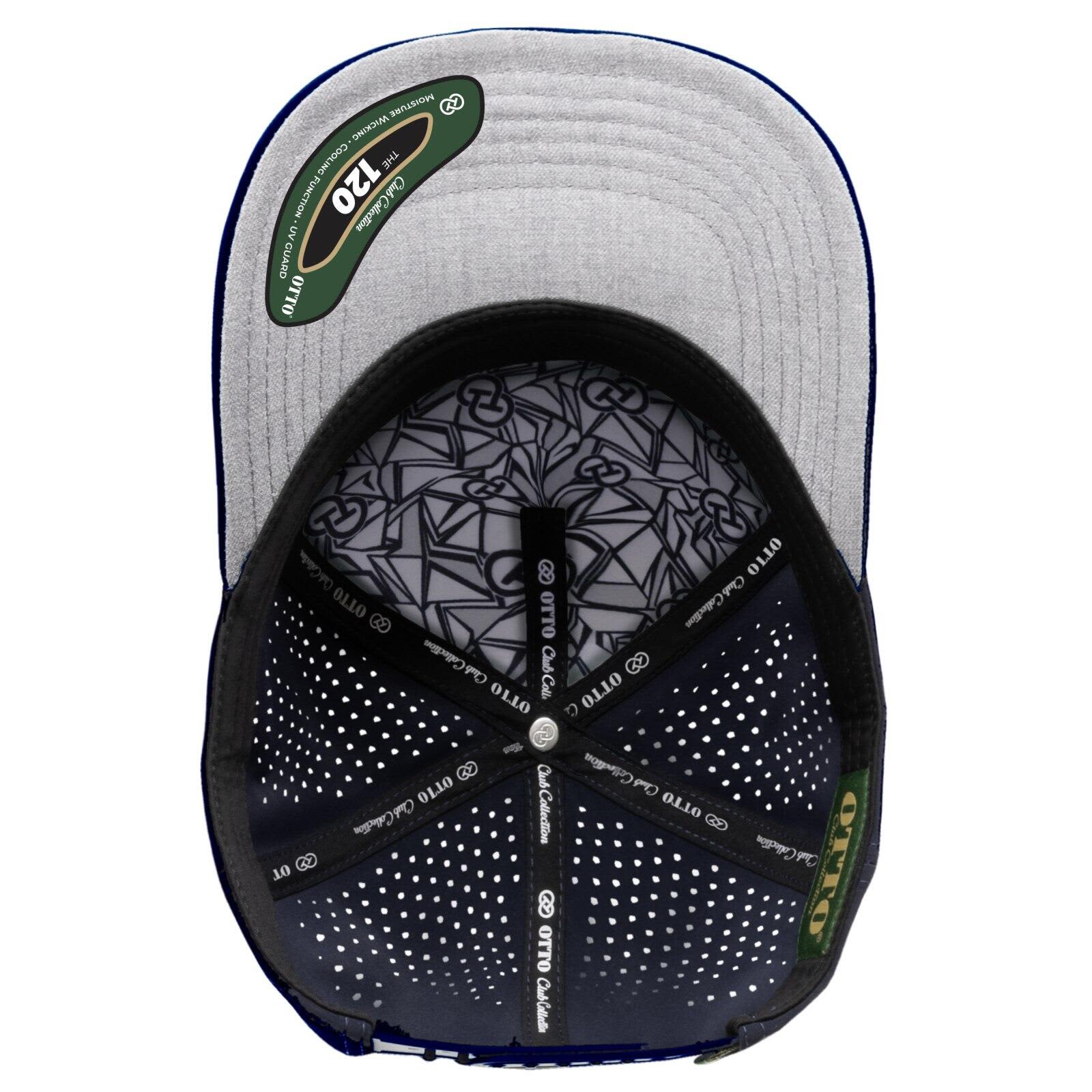 Club Collection 5 Panel Mid Profile Perforated Cap C3-120