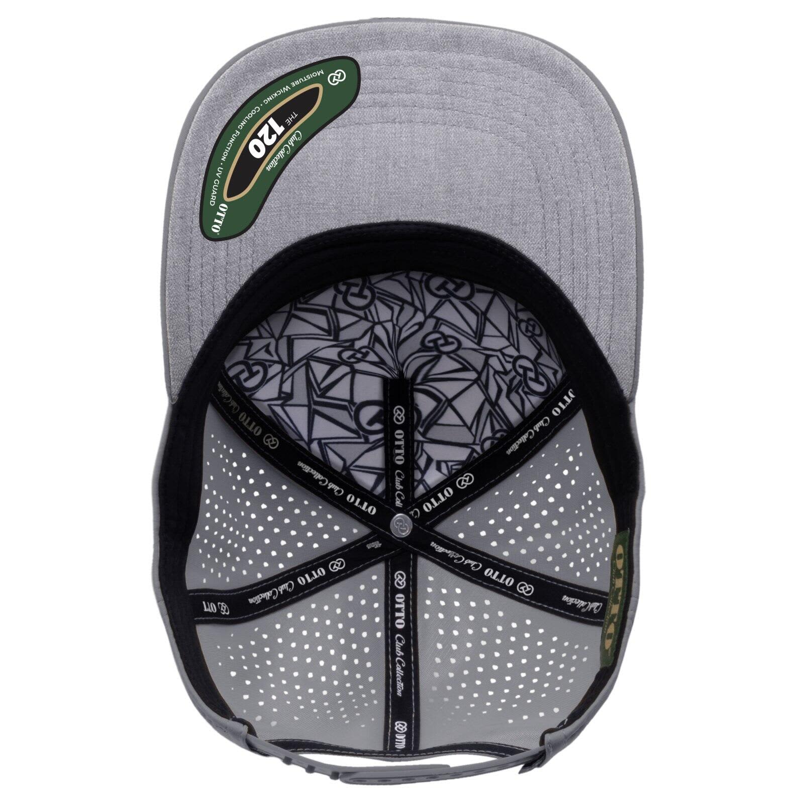 Club Collection 5 Panel Mid Profile Perforated Cap C3-120