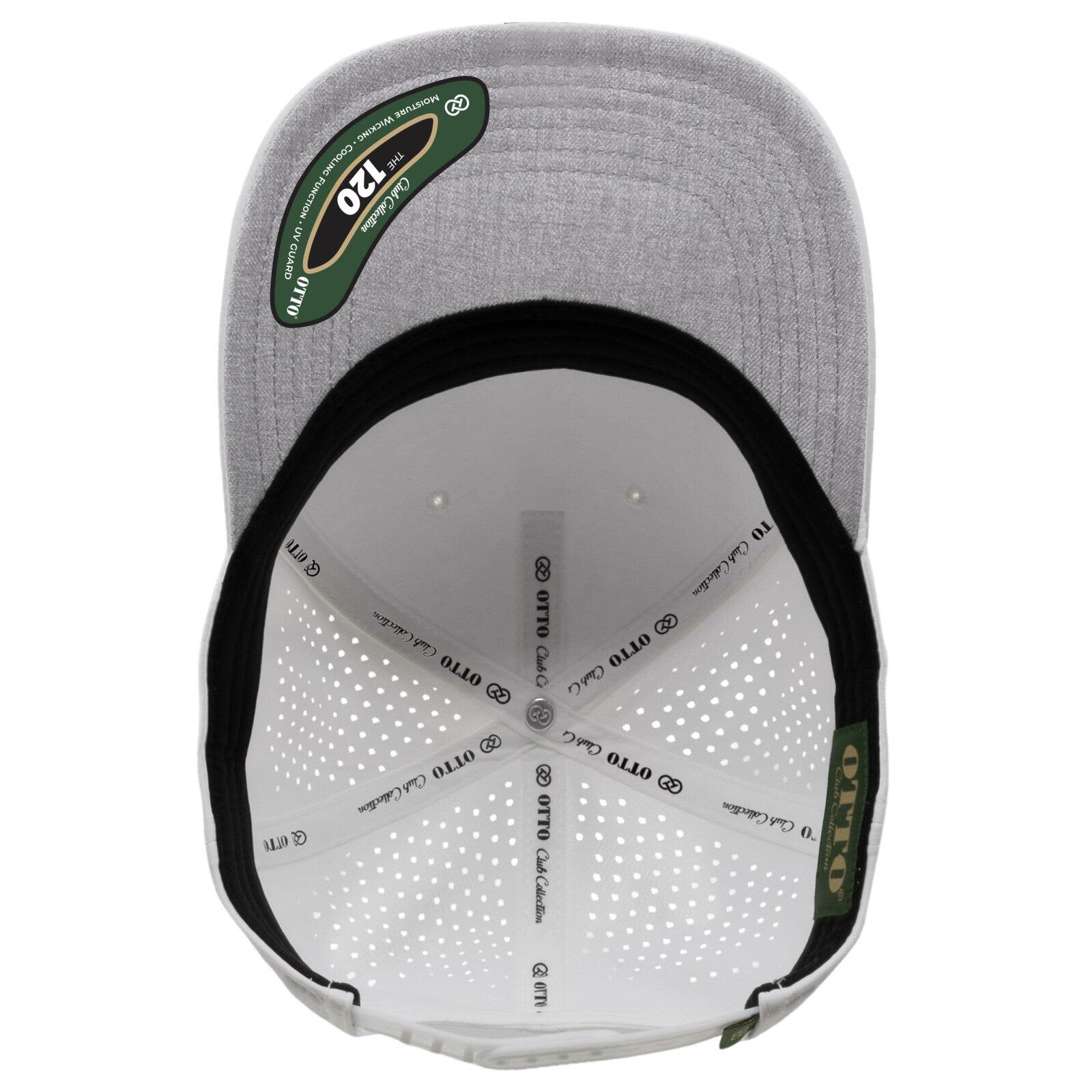 Club Collection 5 Panel Mid Profile Perforated Cap C3-120