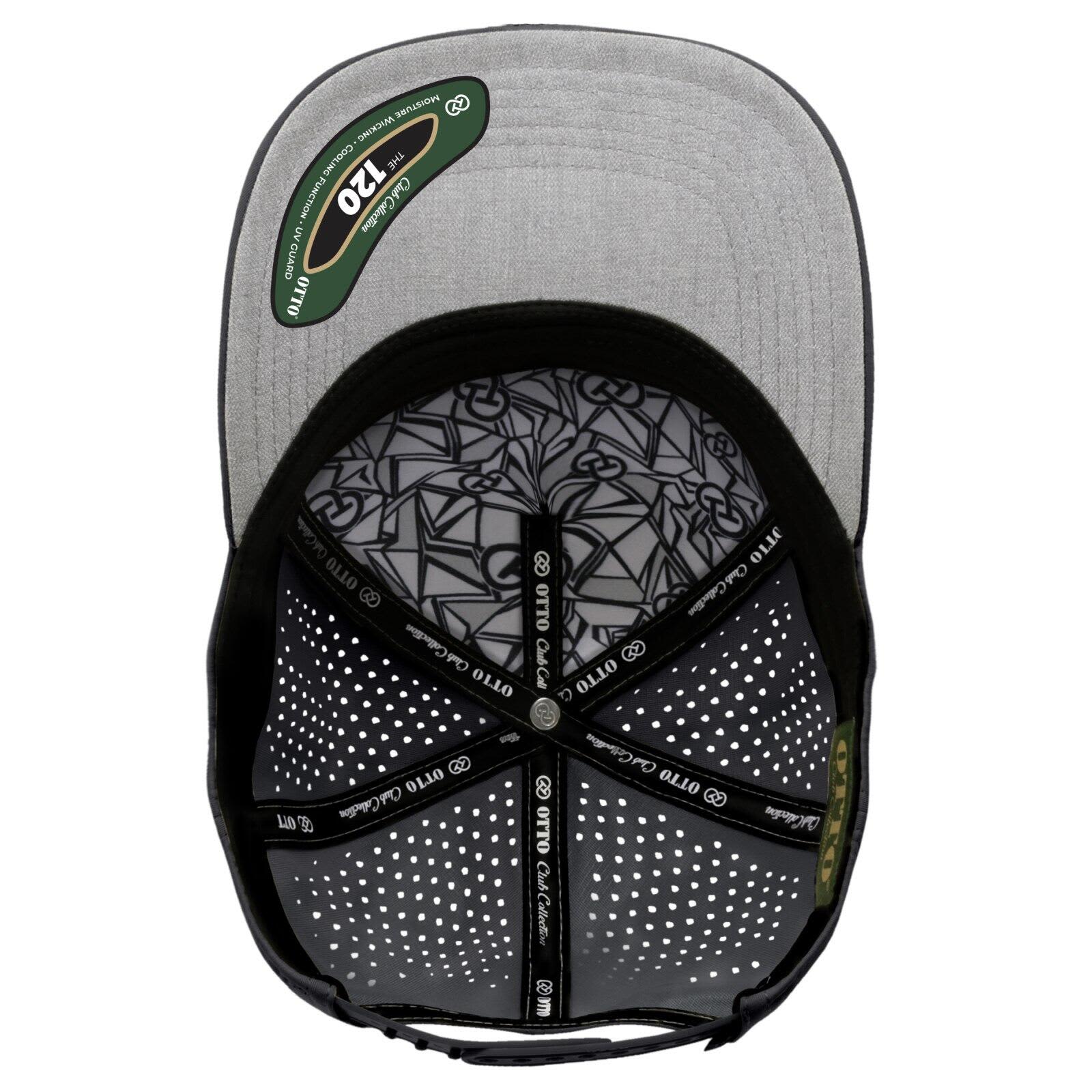 Club Collection 5 Panel Mid Profile Perforated Cap C3-120