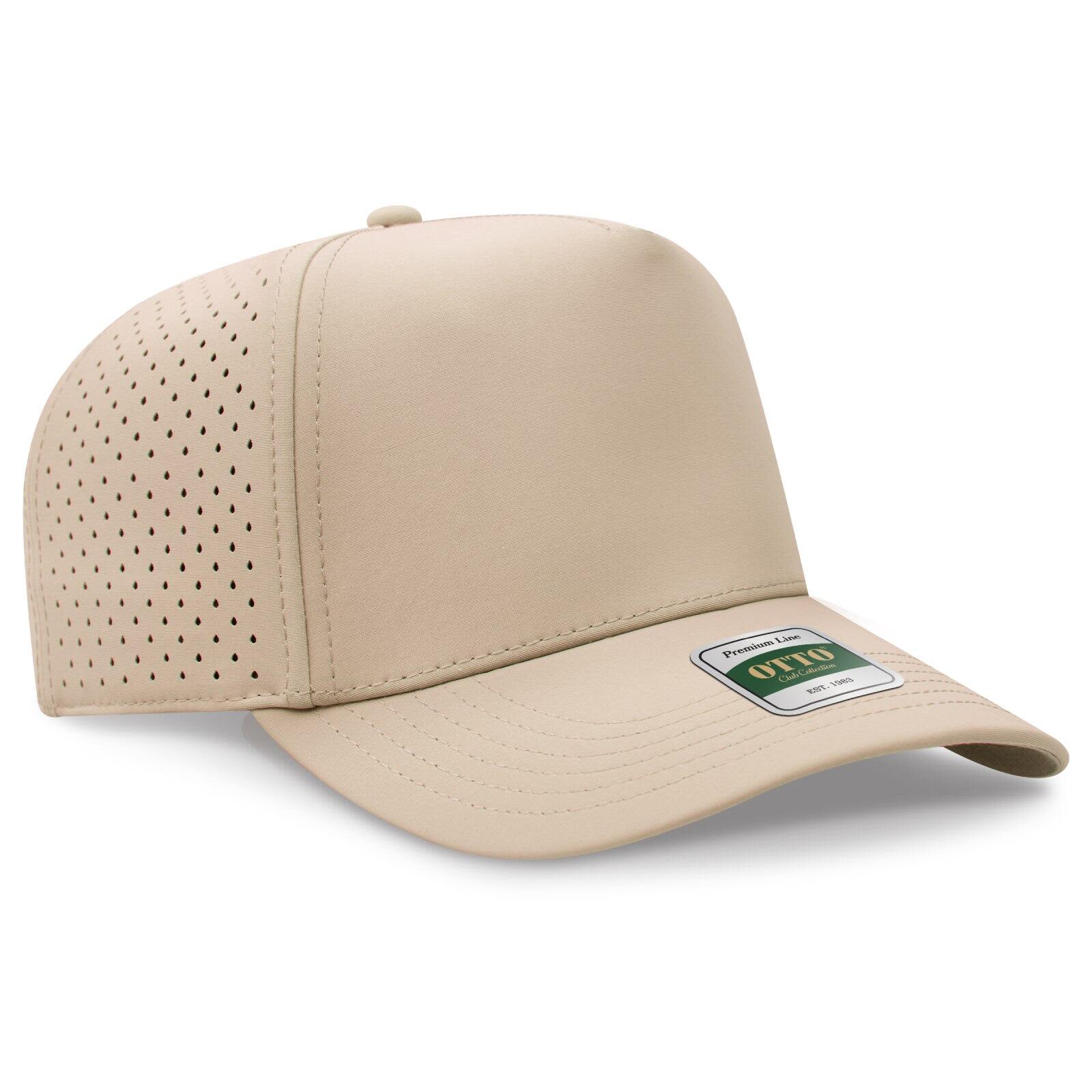 Club Collection 5 Panel Mid Profile Perforated Cap C3-120