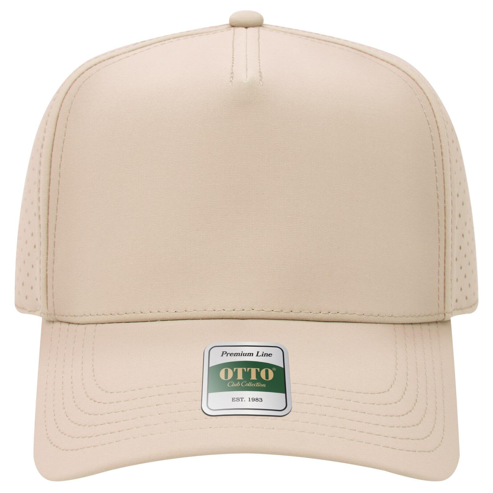 Club Collection 5 Panel Mid Profile Perforated Cap C3-120