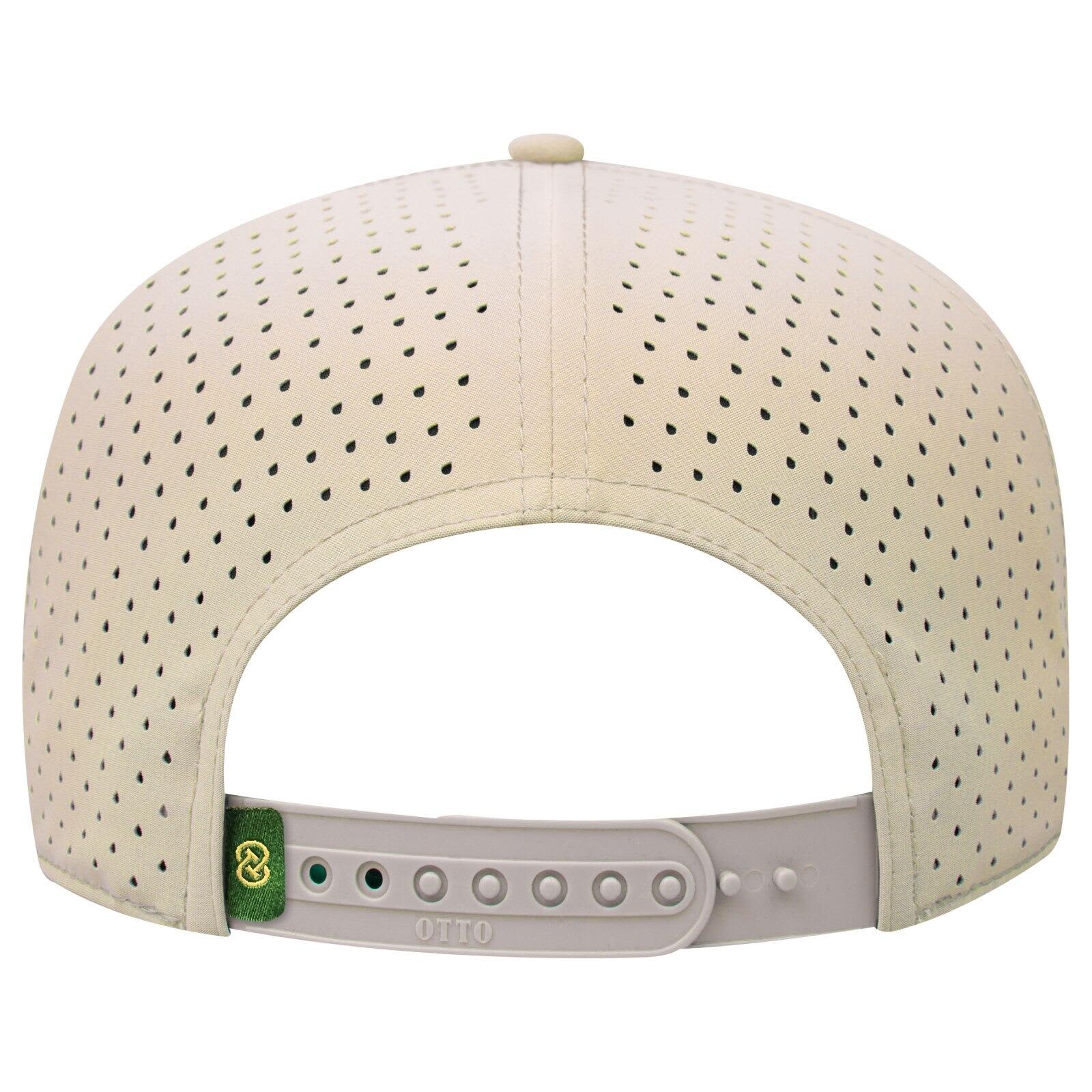 Club Collection 5 Panel Mid Profile Perforated Cap C3-120