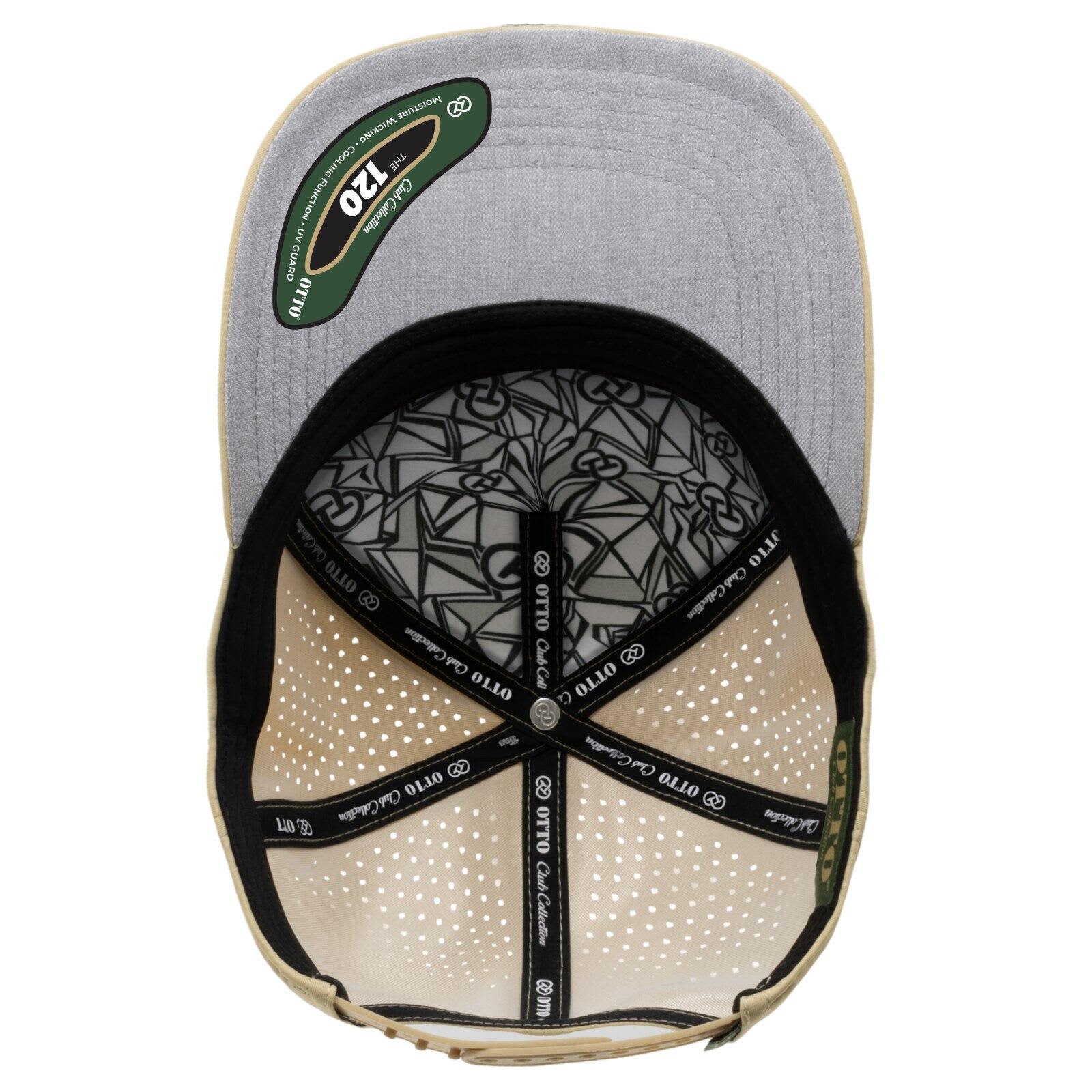 Club Collection 5 Panel Mid Profile Perforated Cap C3-120
