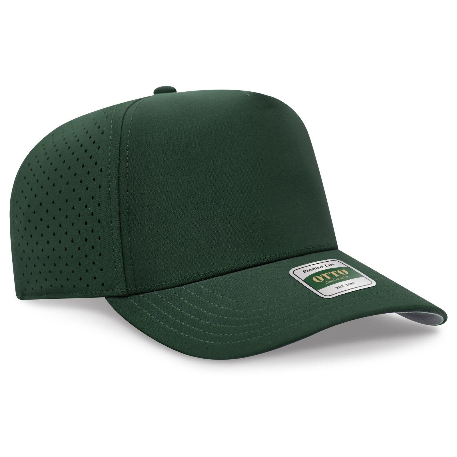 Club Collection 5 Panel Mid Profile Perforated Cap C3-120