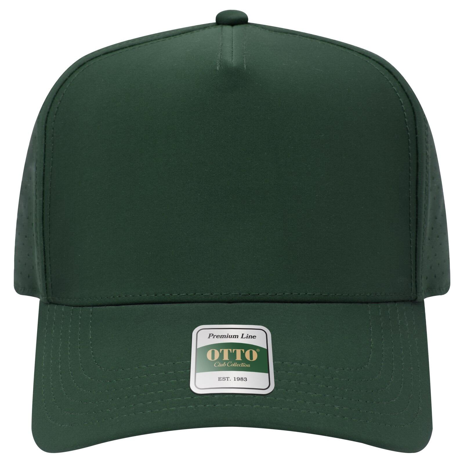 Club Collection 5 Panel Mid Profile Perforated Cap C3-120