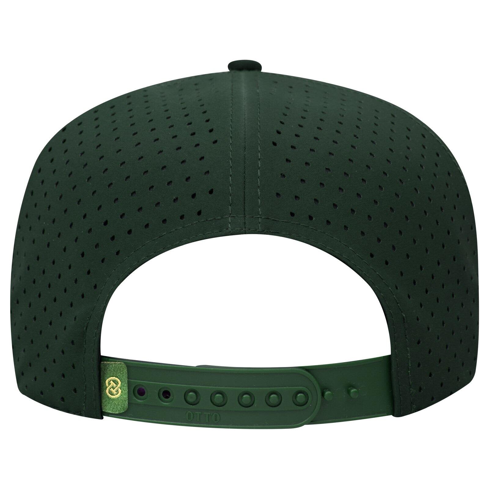 Club Collection 5 Panel Mid Profile Perforated Cap C3-120
