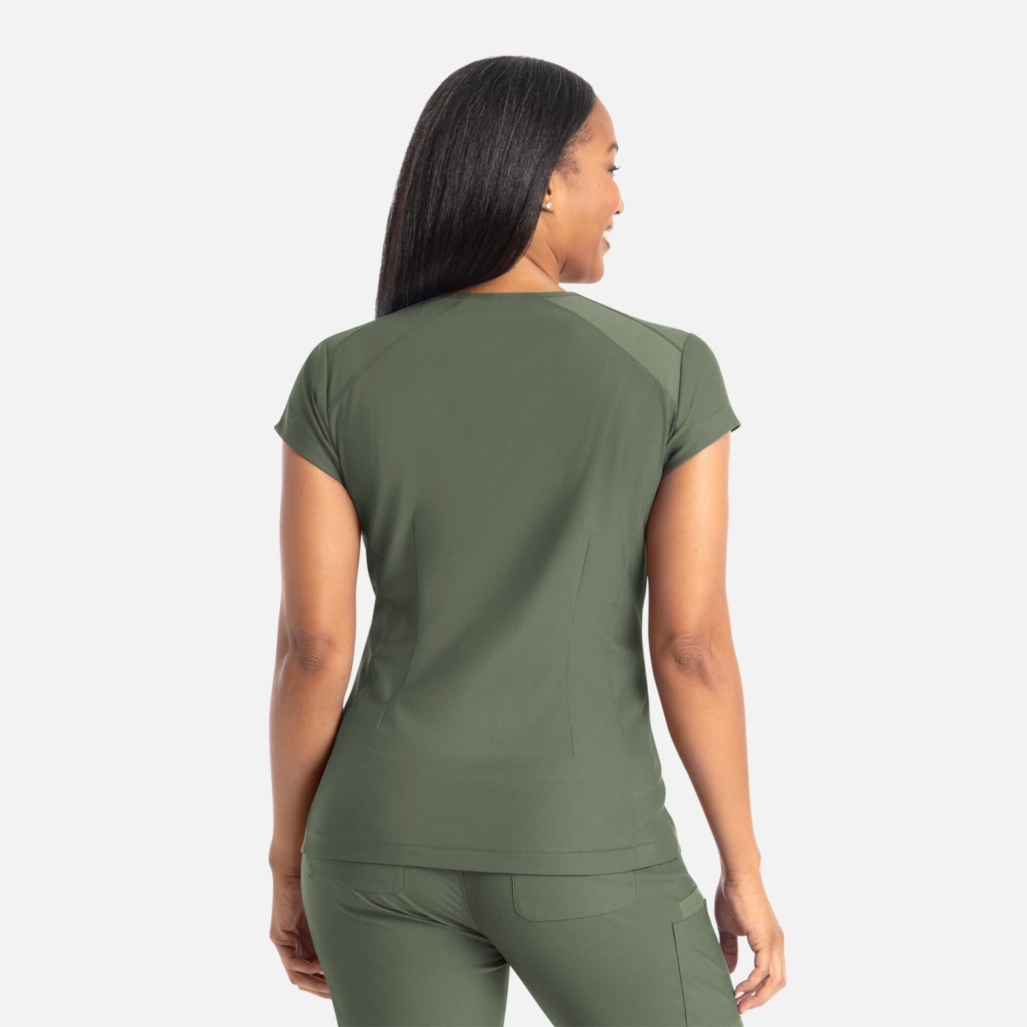 Embrace Zoe Banded V-Neck Top C3-2501
