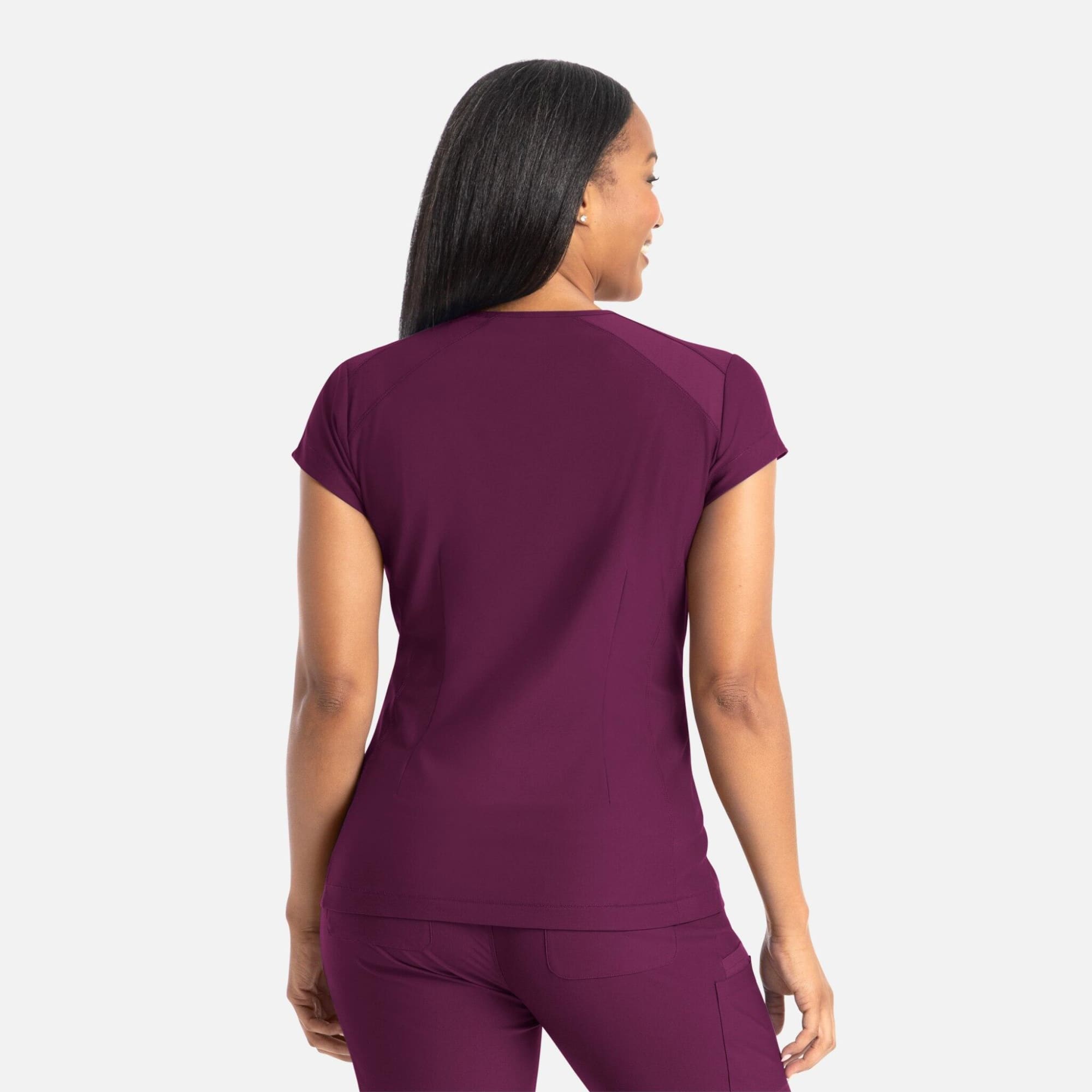 Embrace Zoe Banded V-Neck Top C3-2501