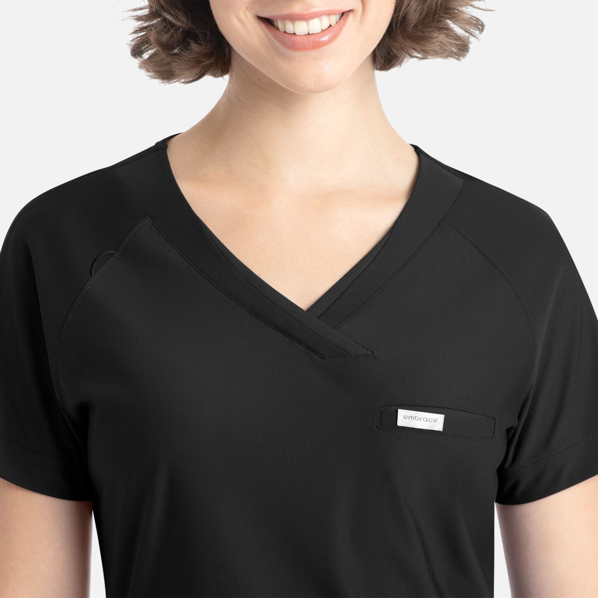 Embrace Luna Tuckable Y-Neck Top C3-2502