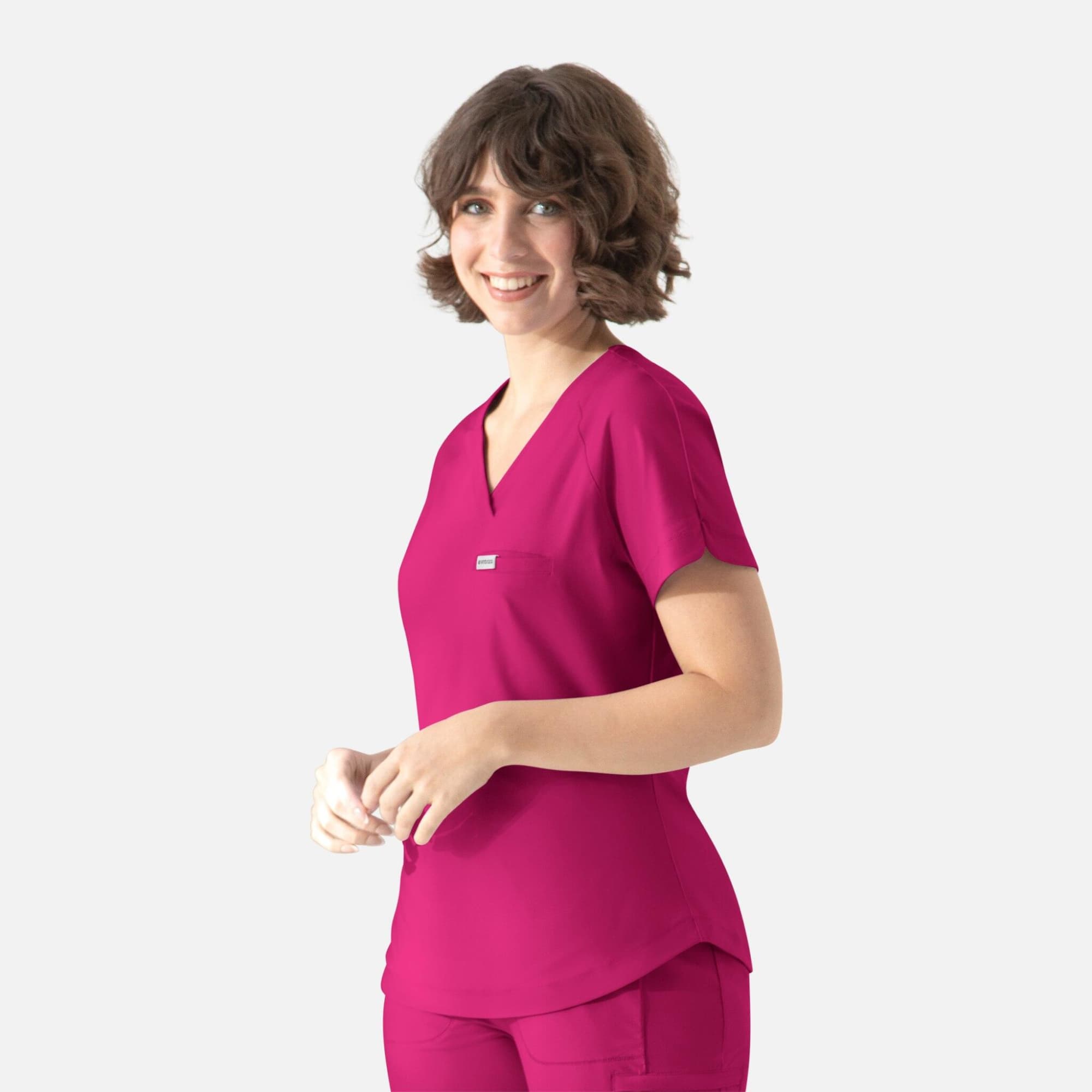Embrace Luna Tuckable Y-Neck Top C3-2502
