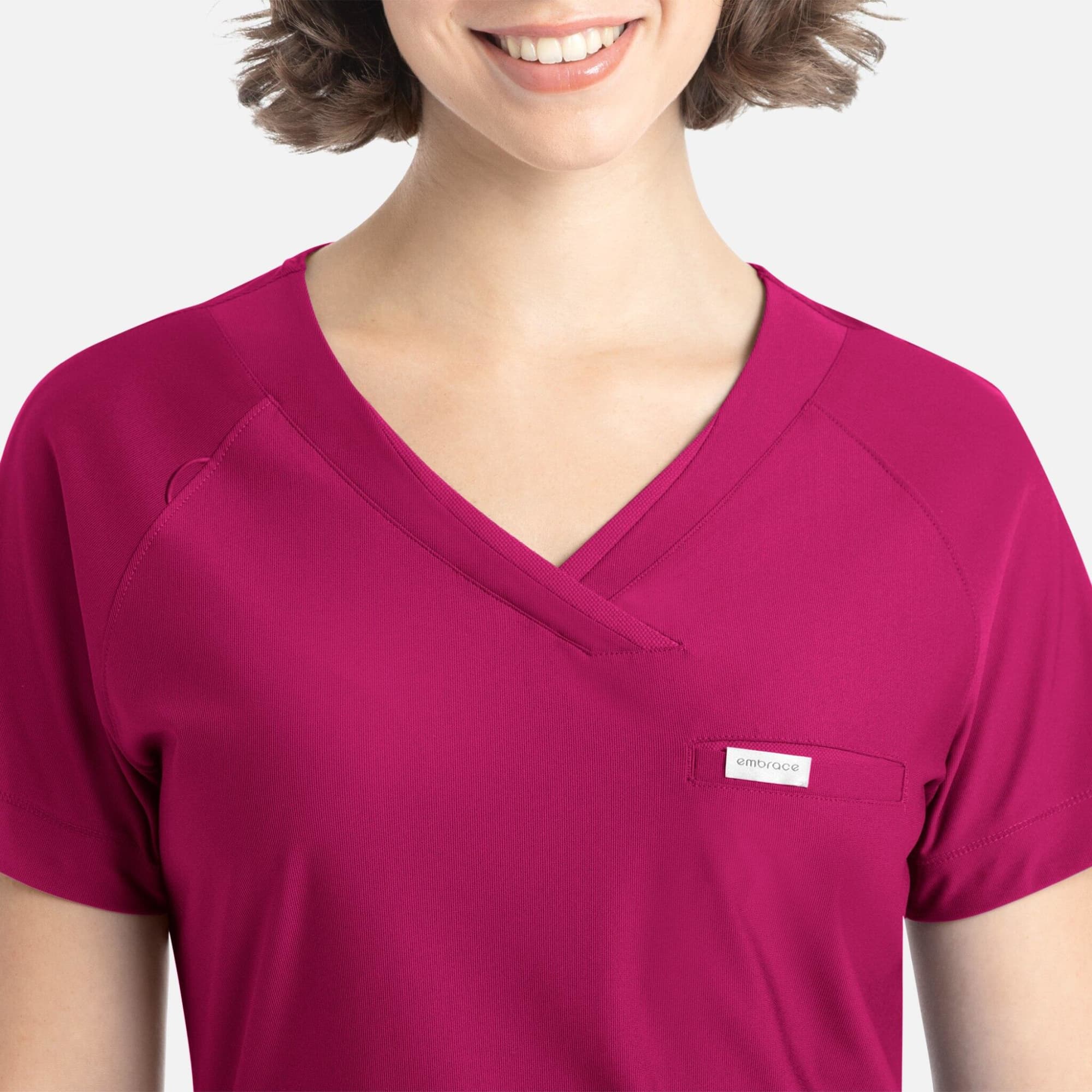 Embrace Luna Tuckable Y-Neck Top C3-2502