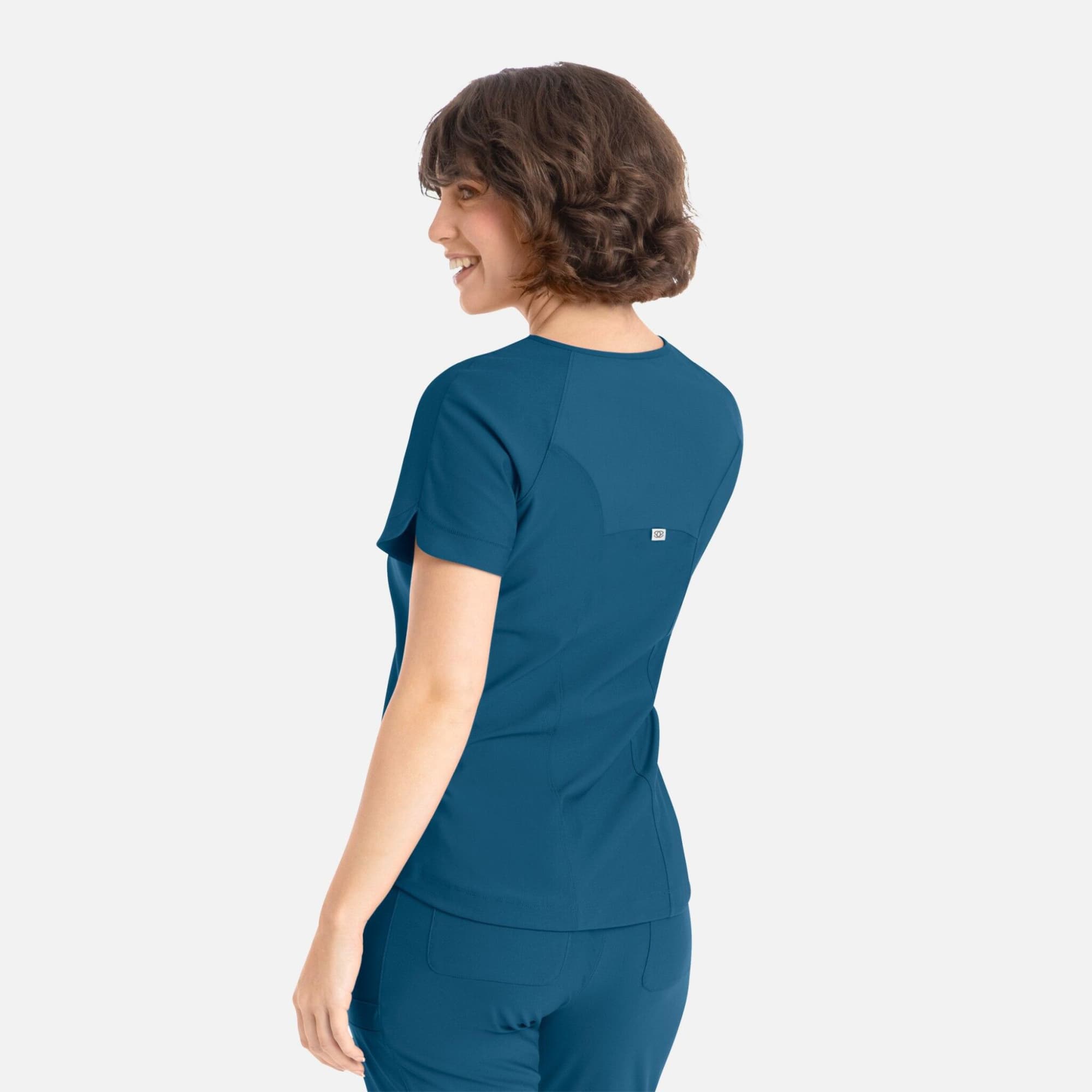 Embrace Luna Tuckable Y-Neck Top C3-2502