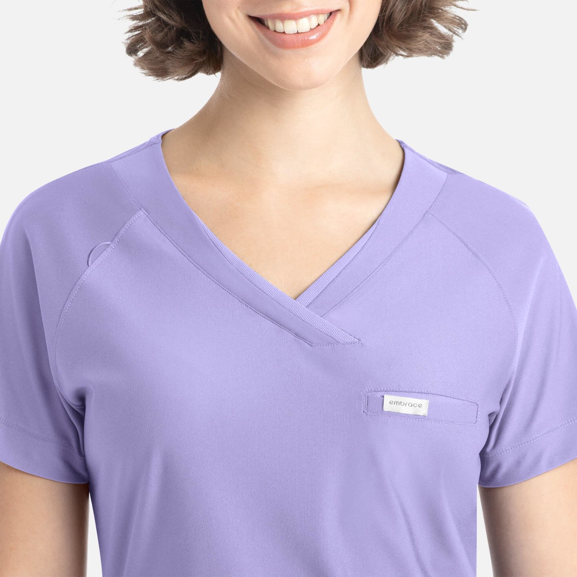 Embrace Luna Tuckable Y-Neck Top C3-2502