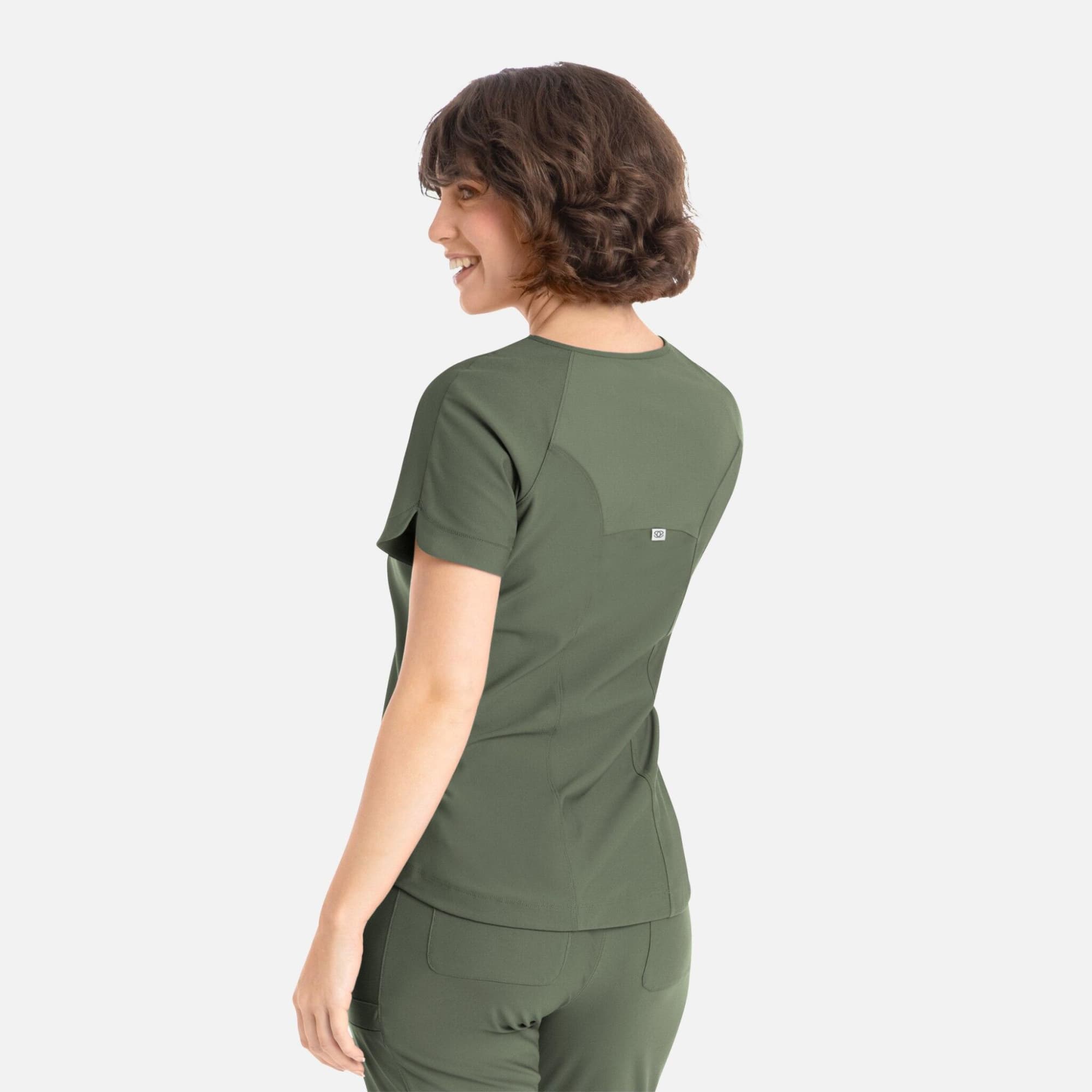 Embrace Luna Tuckable Y-Neck Top C3-2502