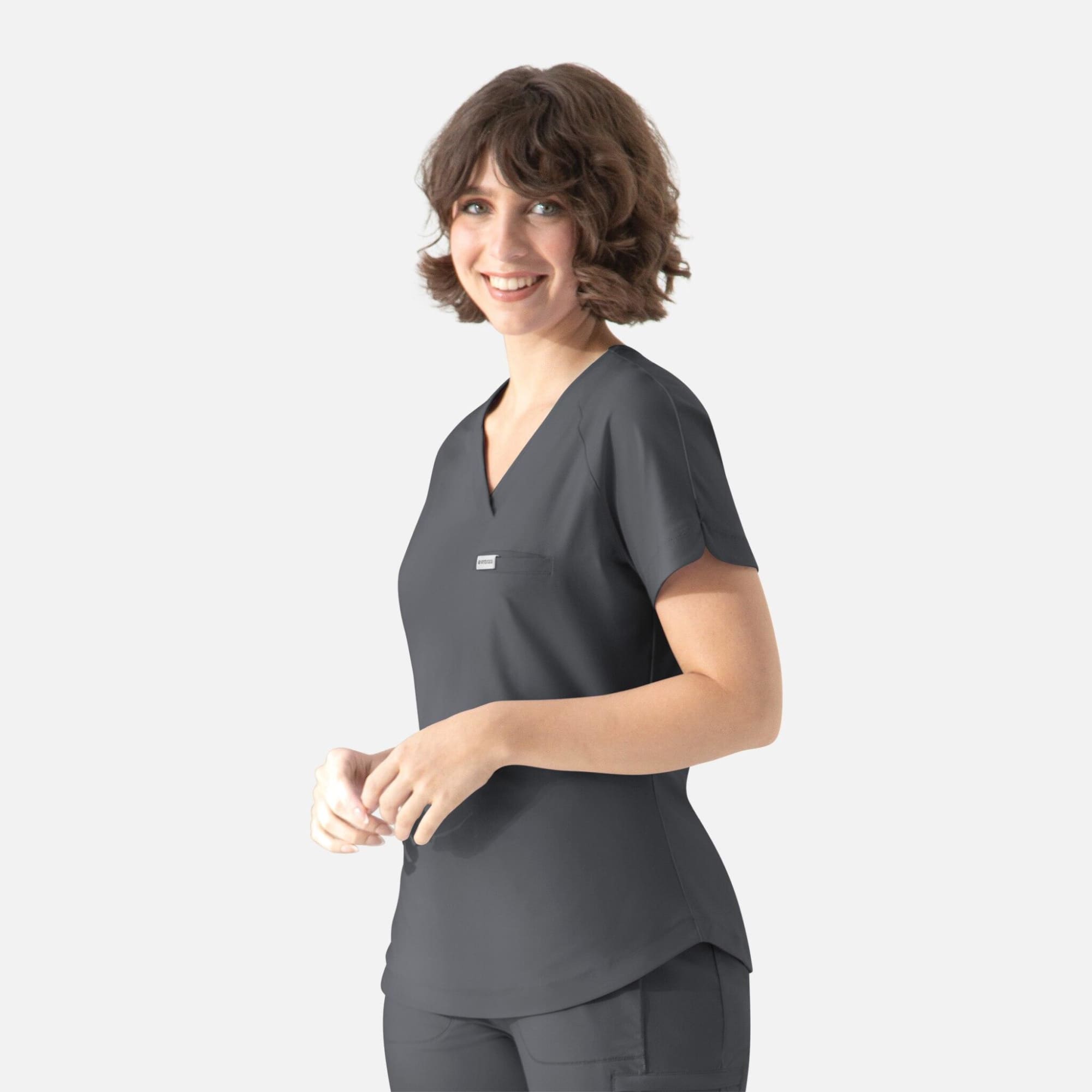 Embrace Luna Tuckable Y-Neck Top C3-2502