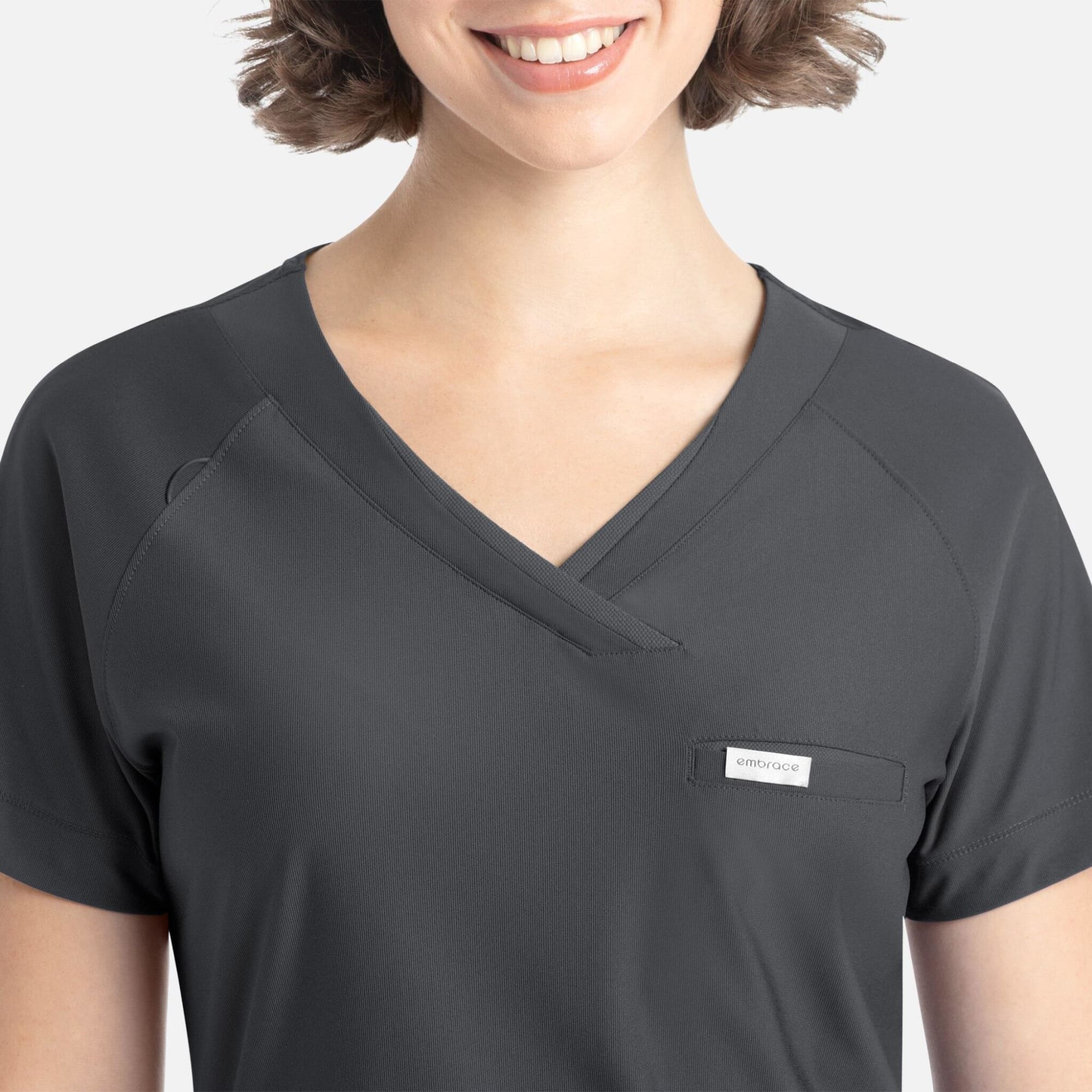 Embrace Luna Tuckable Y-Neck Top C3-2502