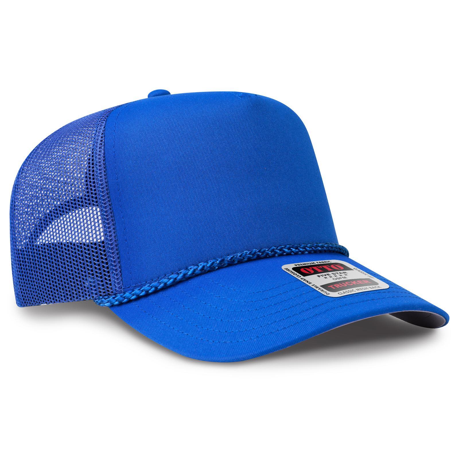 5 Panel Mid Profile Rope Trucker Hat C3-32-2